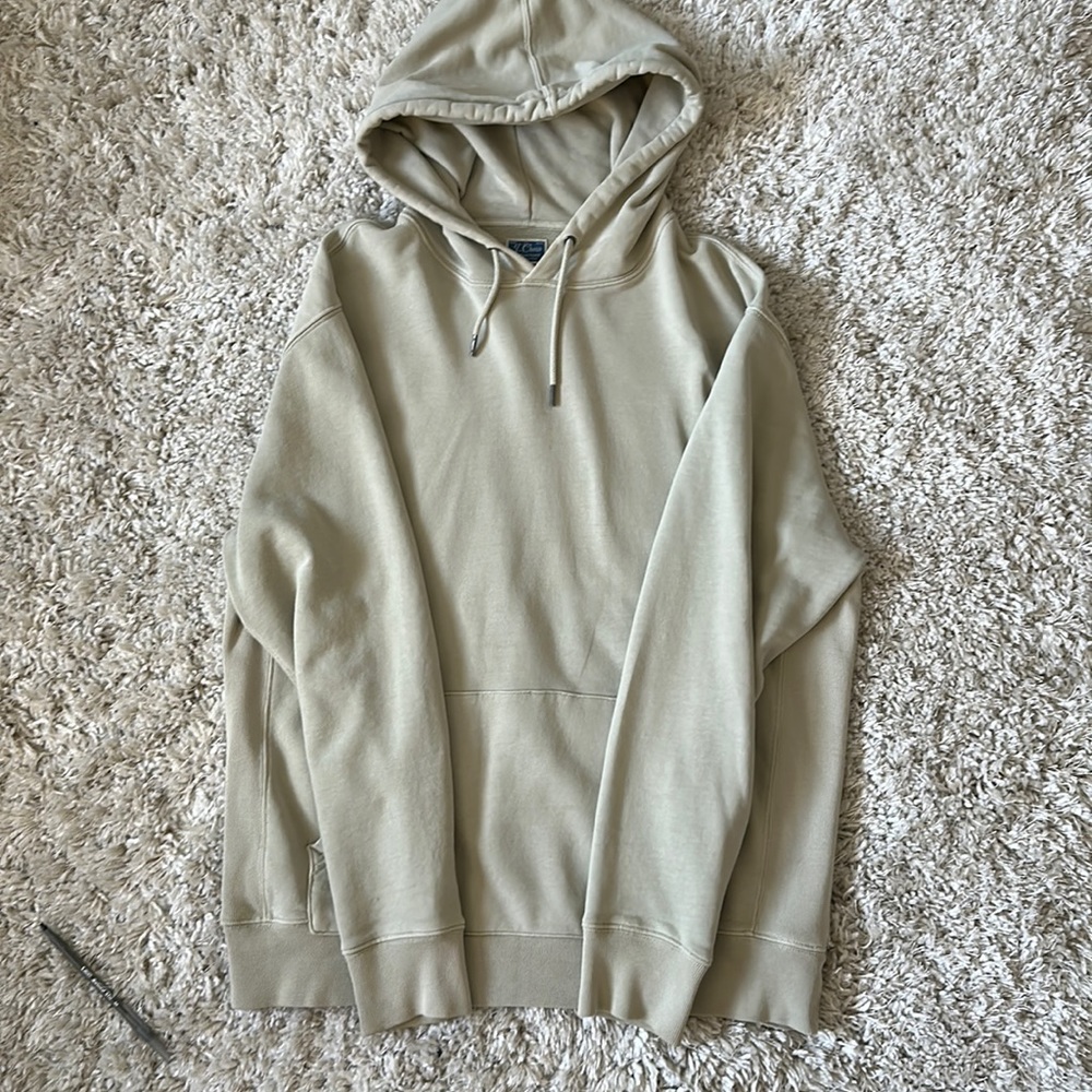 J. Crew vintage fleece hoodie size L